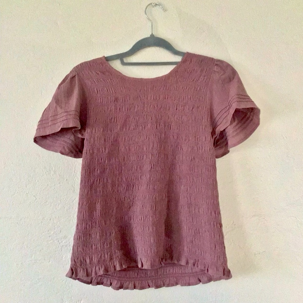 Madewell Smocked Top